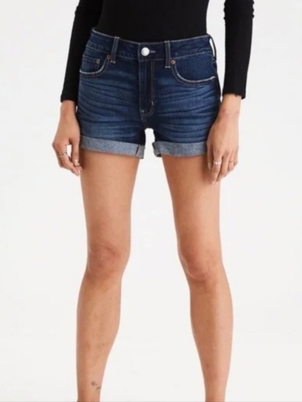 American Eagle Midi Next Level Stretch Shorts